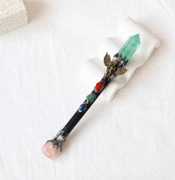 Crystal Gemstone Scepter