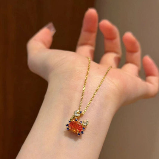 Fanta Stone Crab Necklace+Fanta Stone Crab Ring