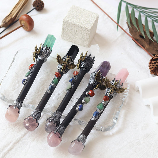 Crystal Gemstone Scepter
