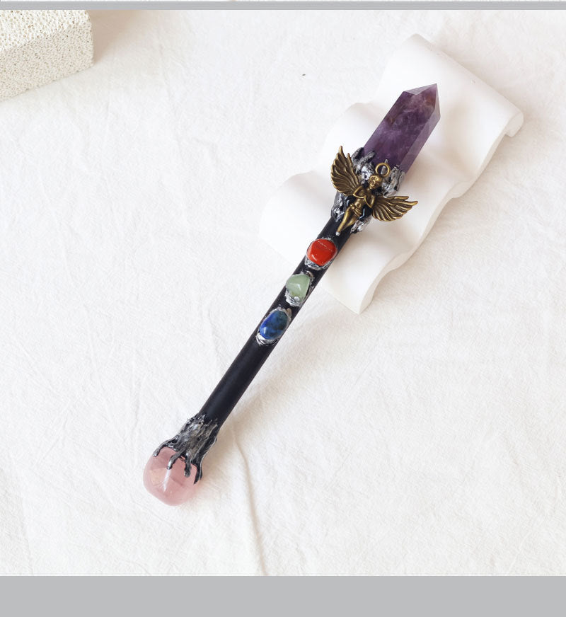 Crystal Gemstone Scepter