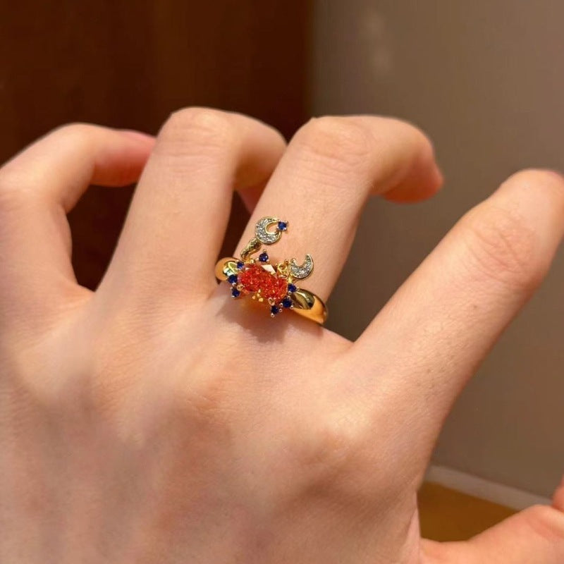 Fanta Stone Crab Necklace+Fanta Stone Crab Ring