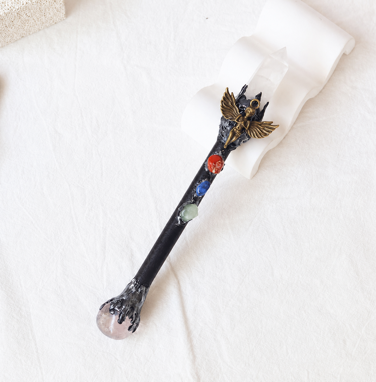 Crystal Gemstone Scepter