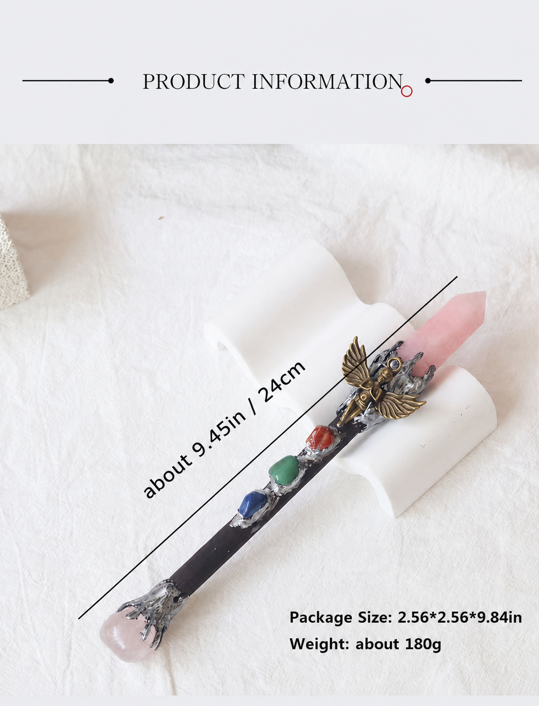 Crystal Gemstone Scepter